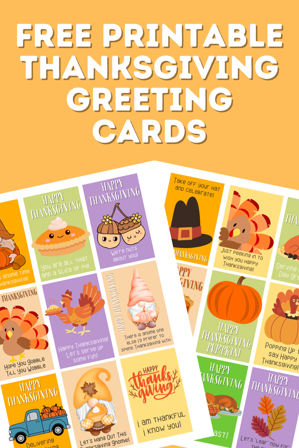 Free Printable Cards For Thanksgiving