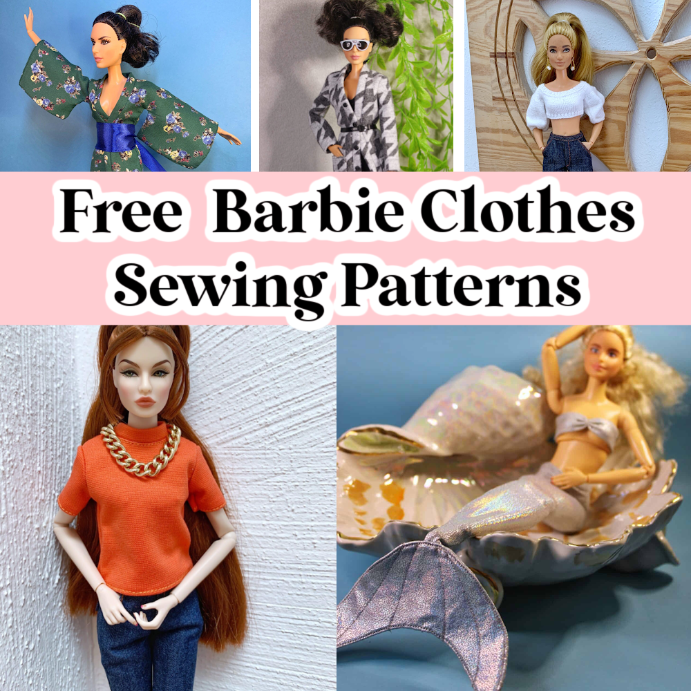 Free Printable Patterns For Barbie Clothes
