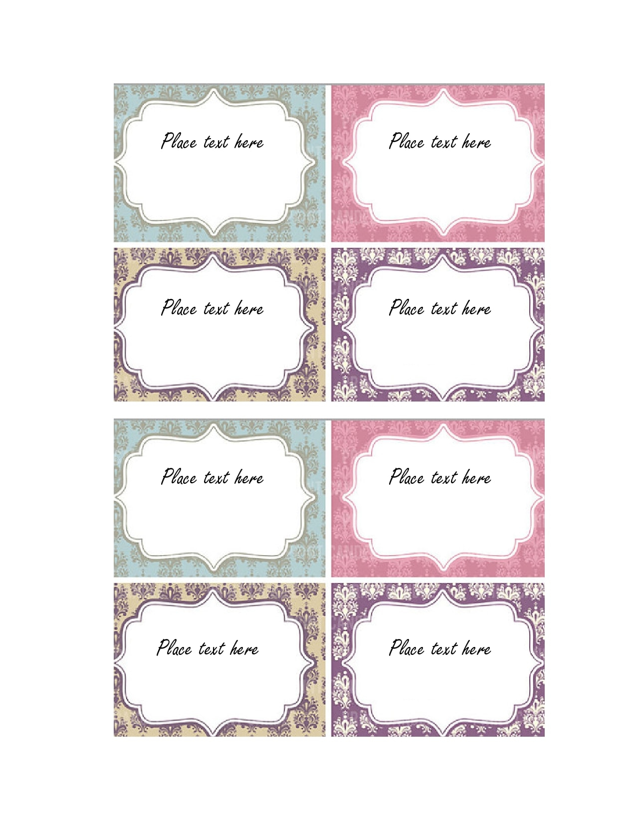 Free Gift Tag Printables Templates
