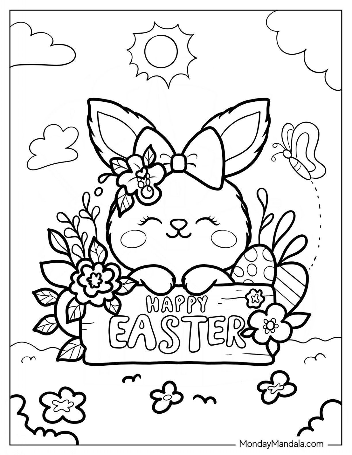 Easter Colouring Pages Free Printables