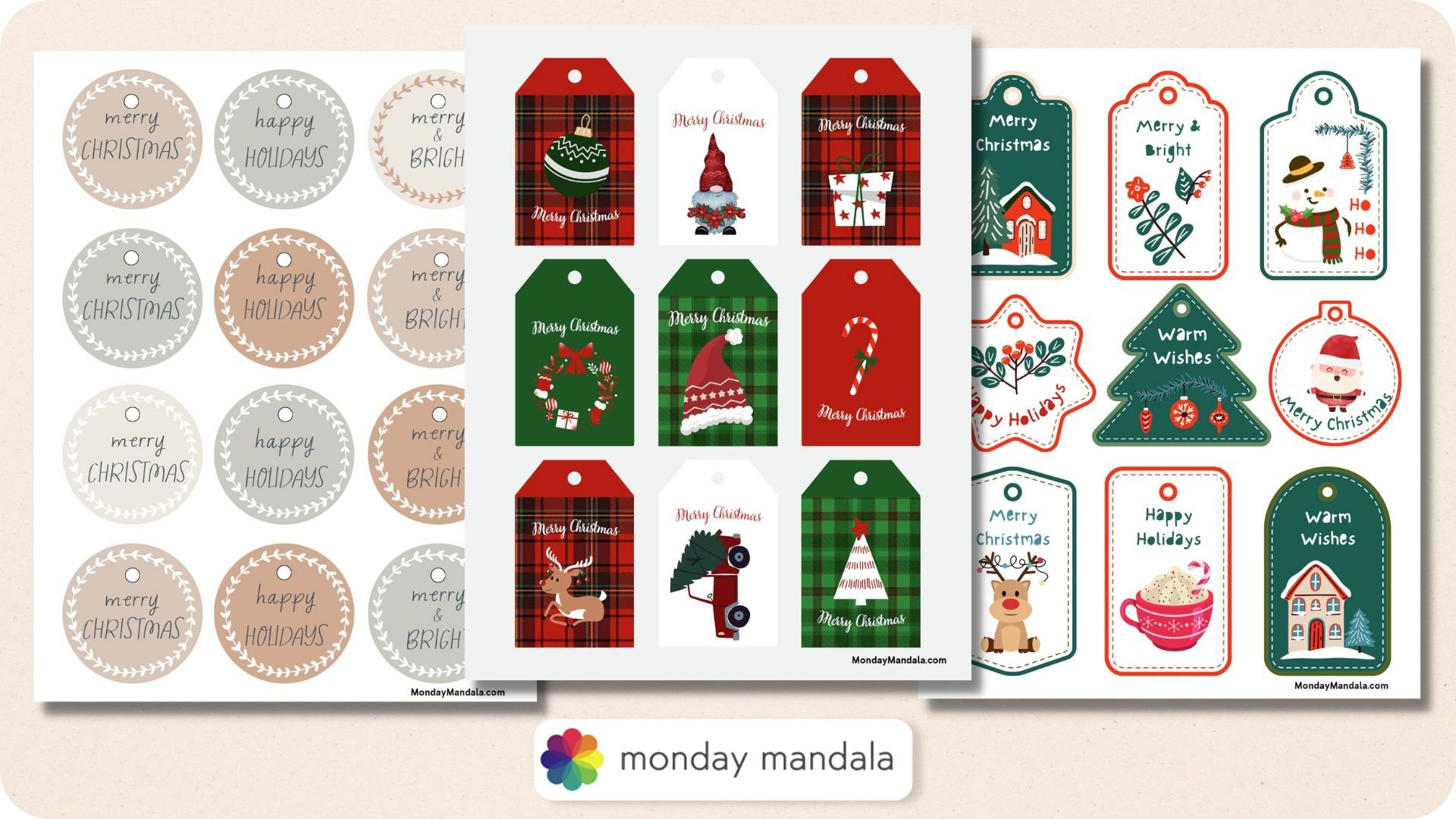 Christmas Gift Tag Printable Free