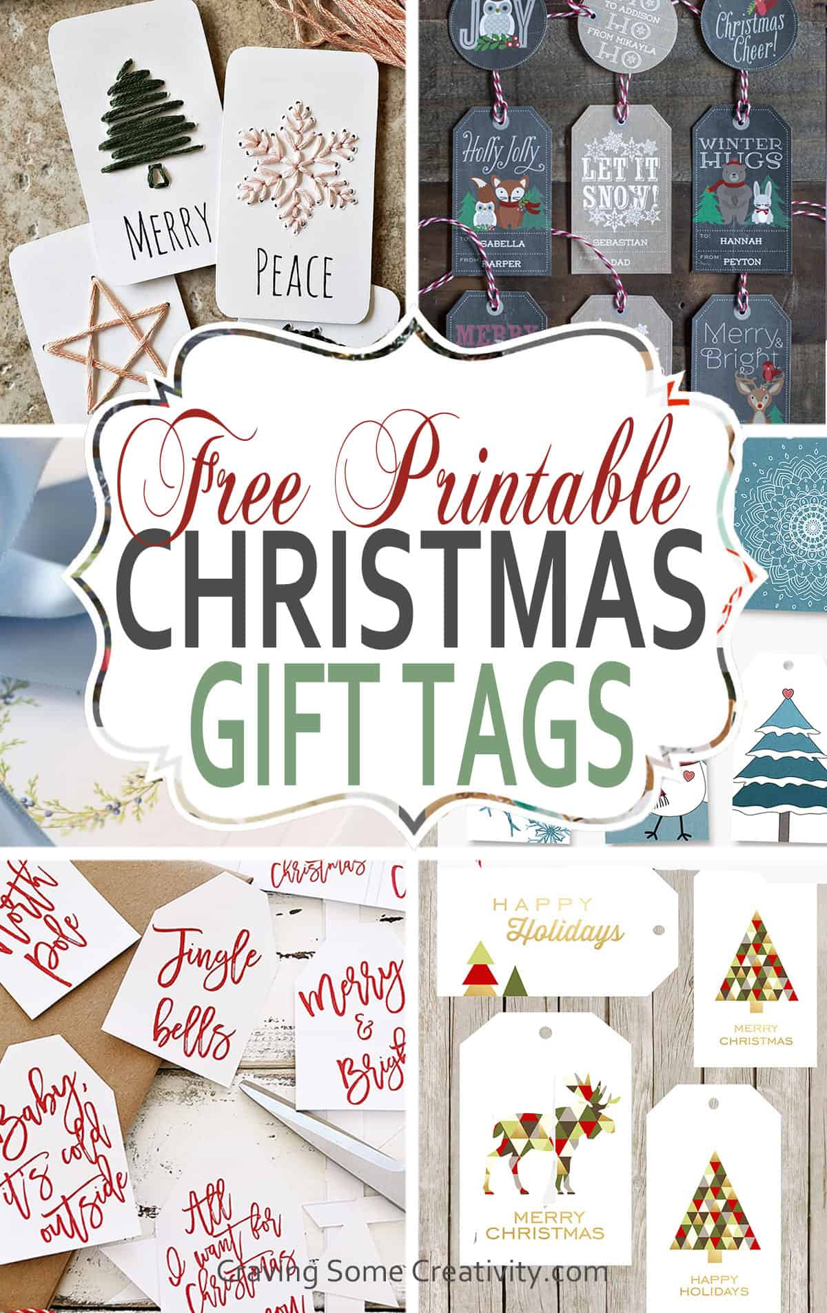 Free Printable Christmas Gift Labels
