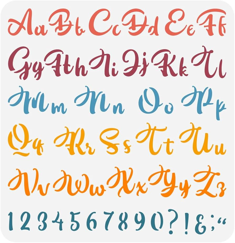 Free Printable Fancy Letter Stencils