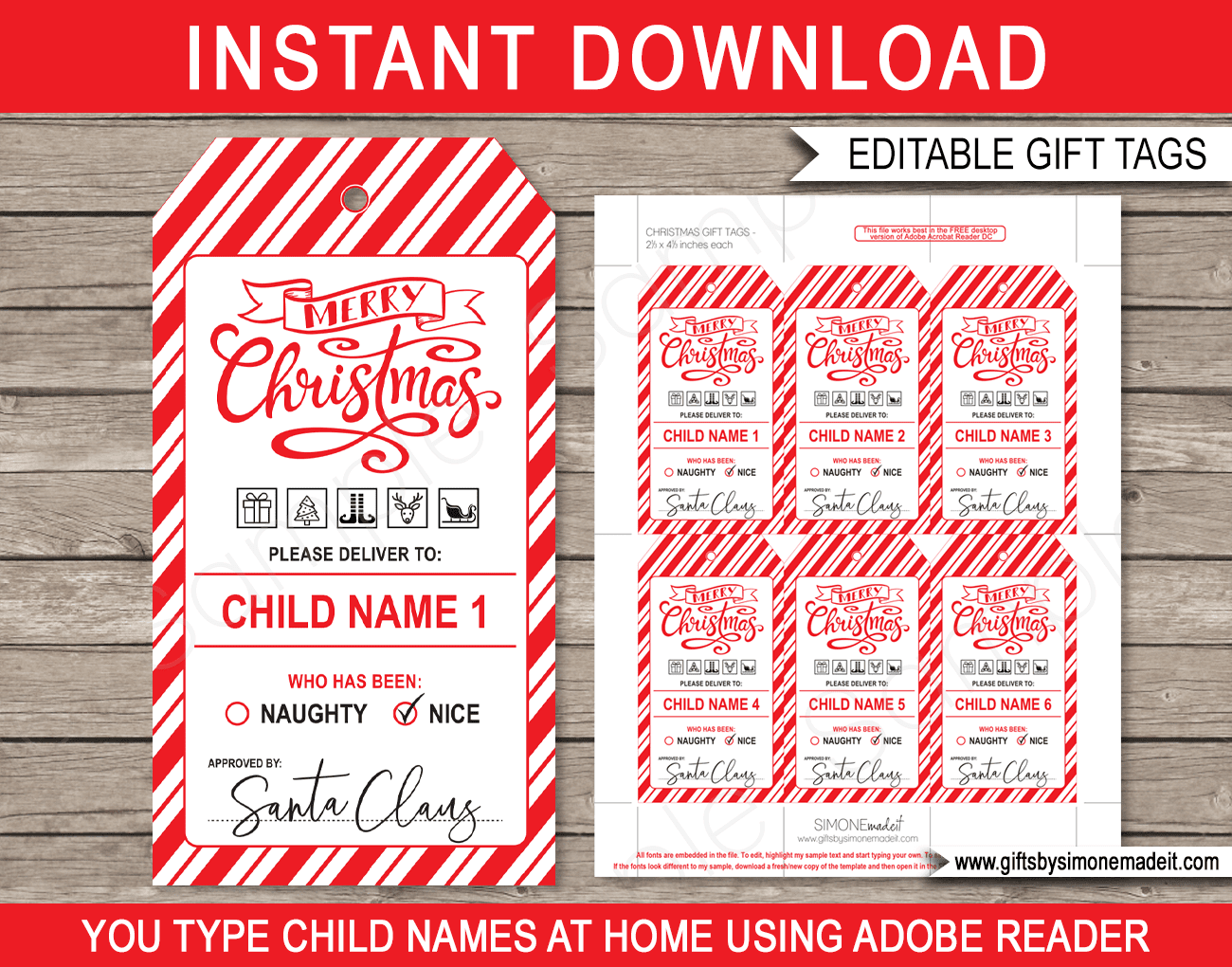 Free Printable Angel Tree Tags Template