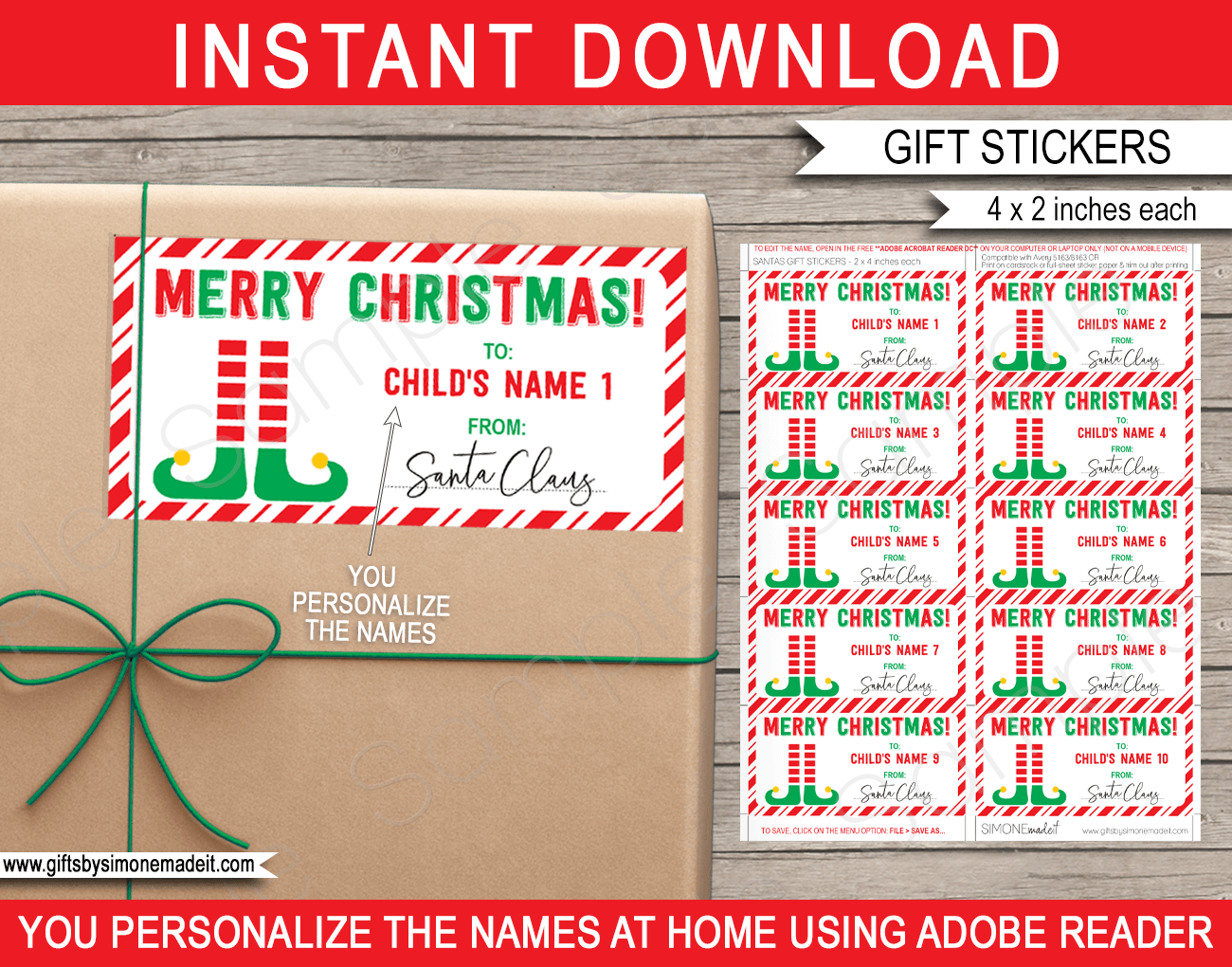 Free Christmas Printable Gift Tags