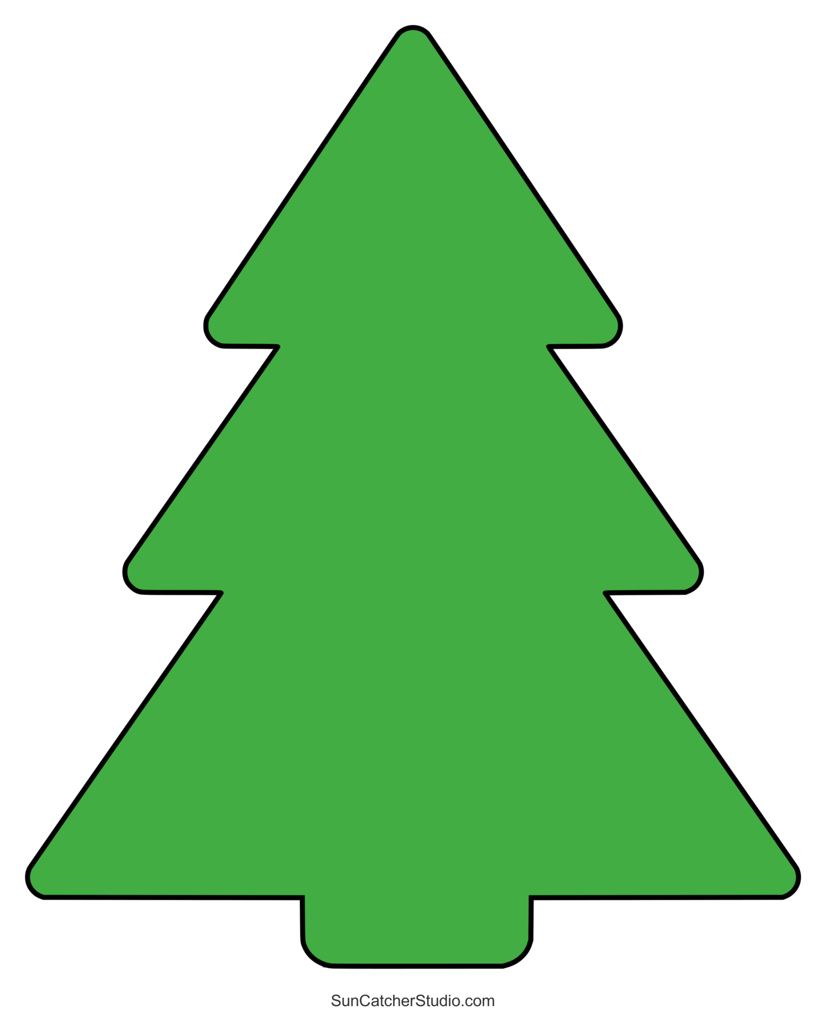 Christmas Tree Templates Free Printable