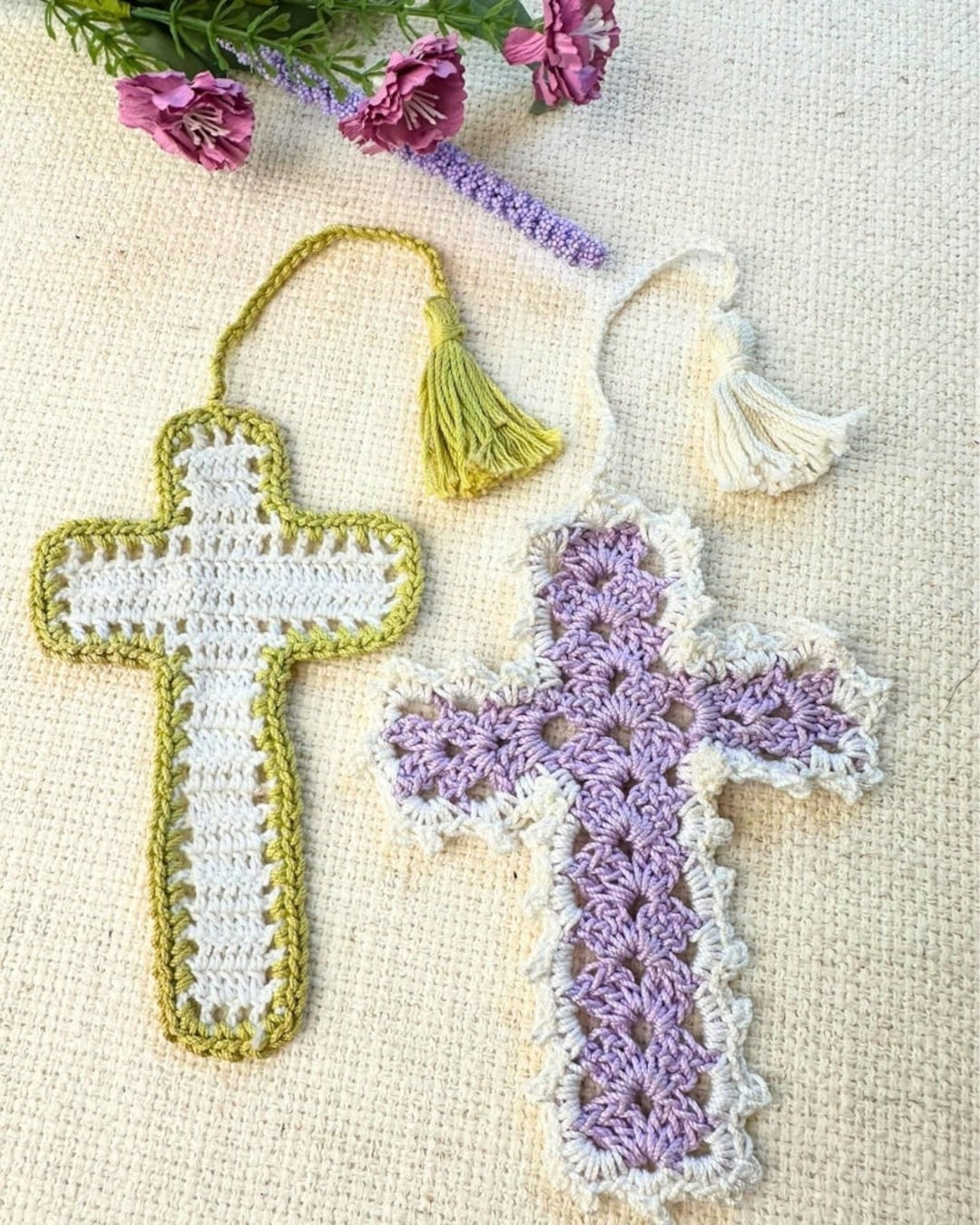 Beginner Free Printable Crochet Cross Bookmark Patterns