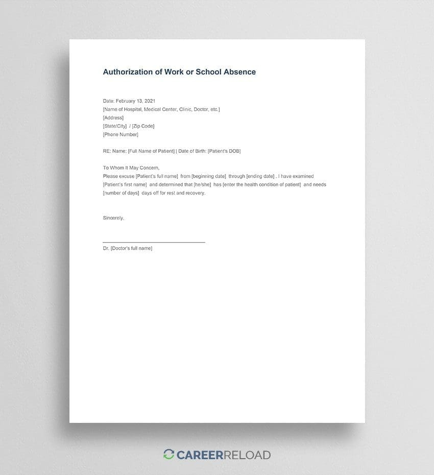 Doctor s Note Example Free Download Copy Paste