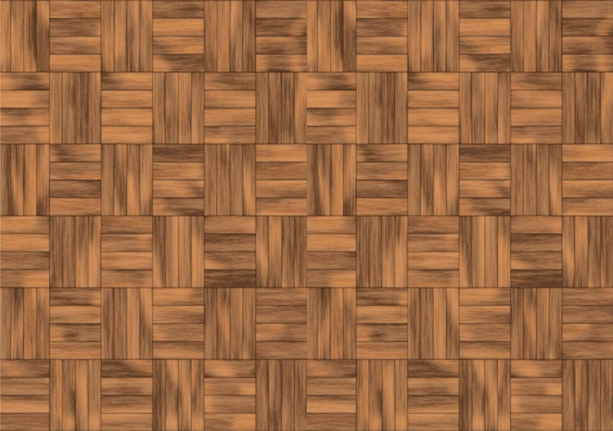 Dollhouse Wallpaper Wood Flooring