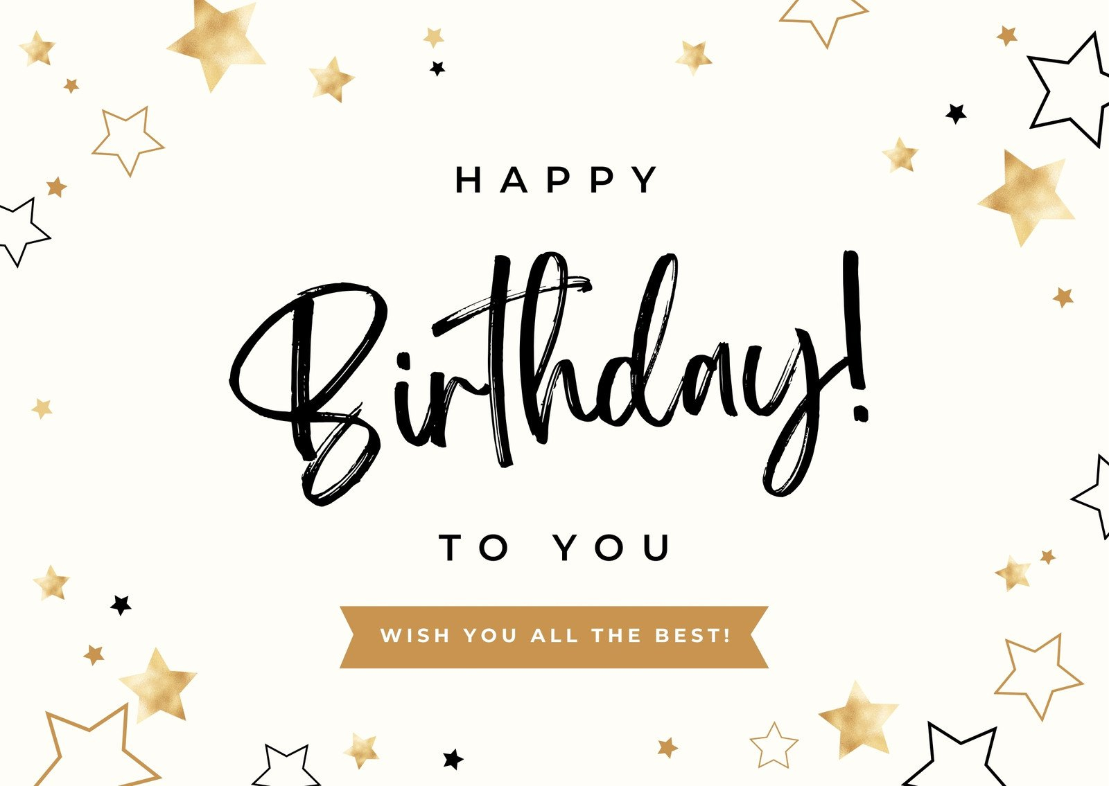 Birthday Card Template Free Printable