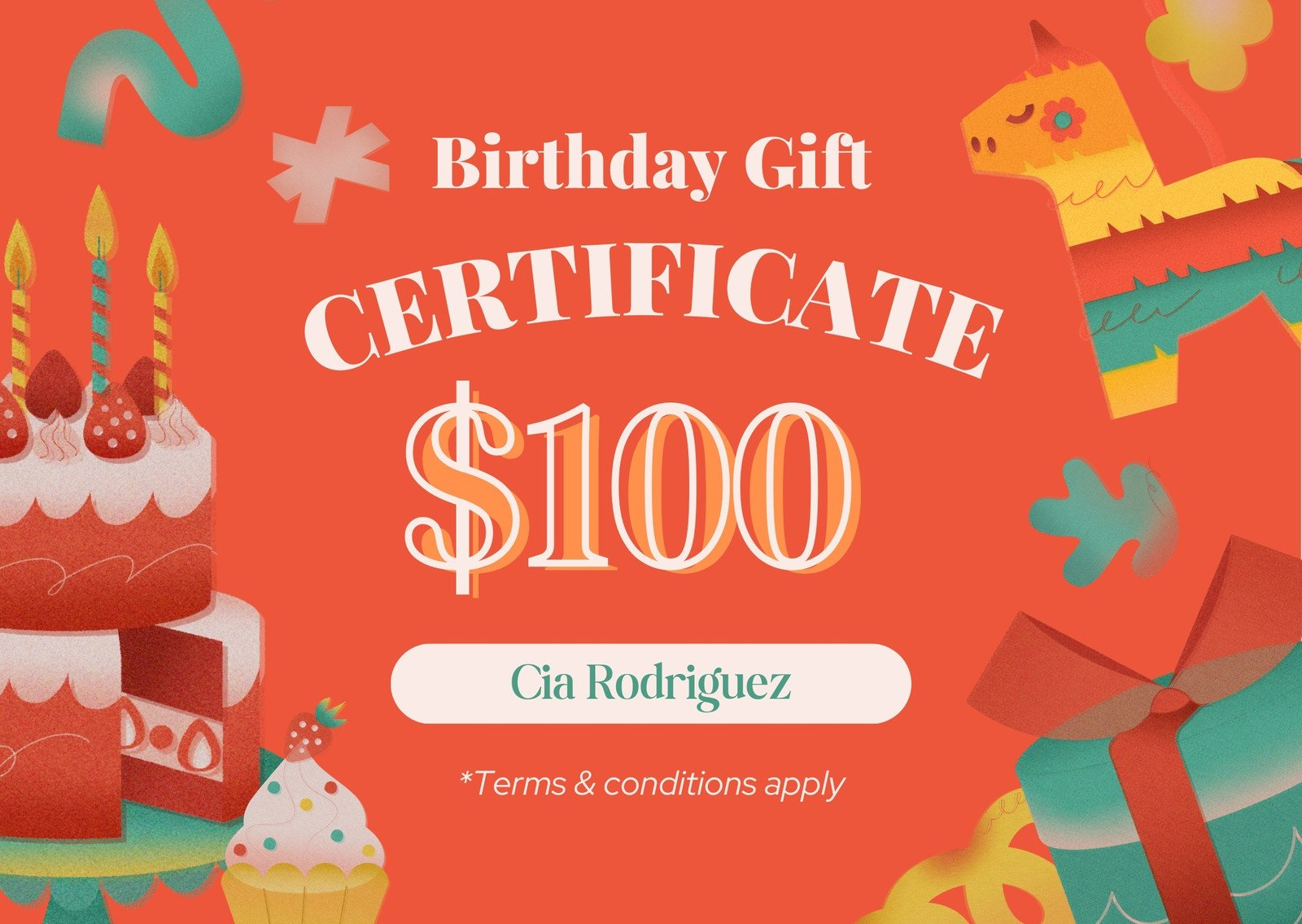 Free Printable Birthday Gift Certificates