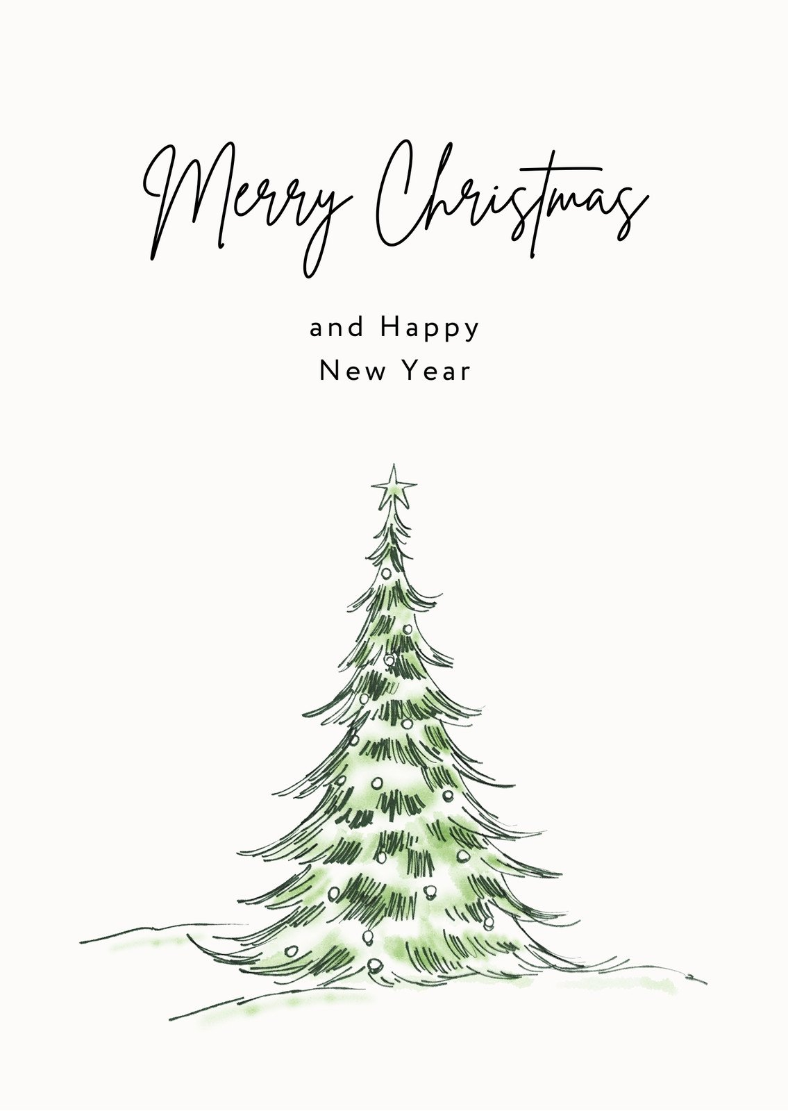 Free Christmas Card Printable Templates