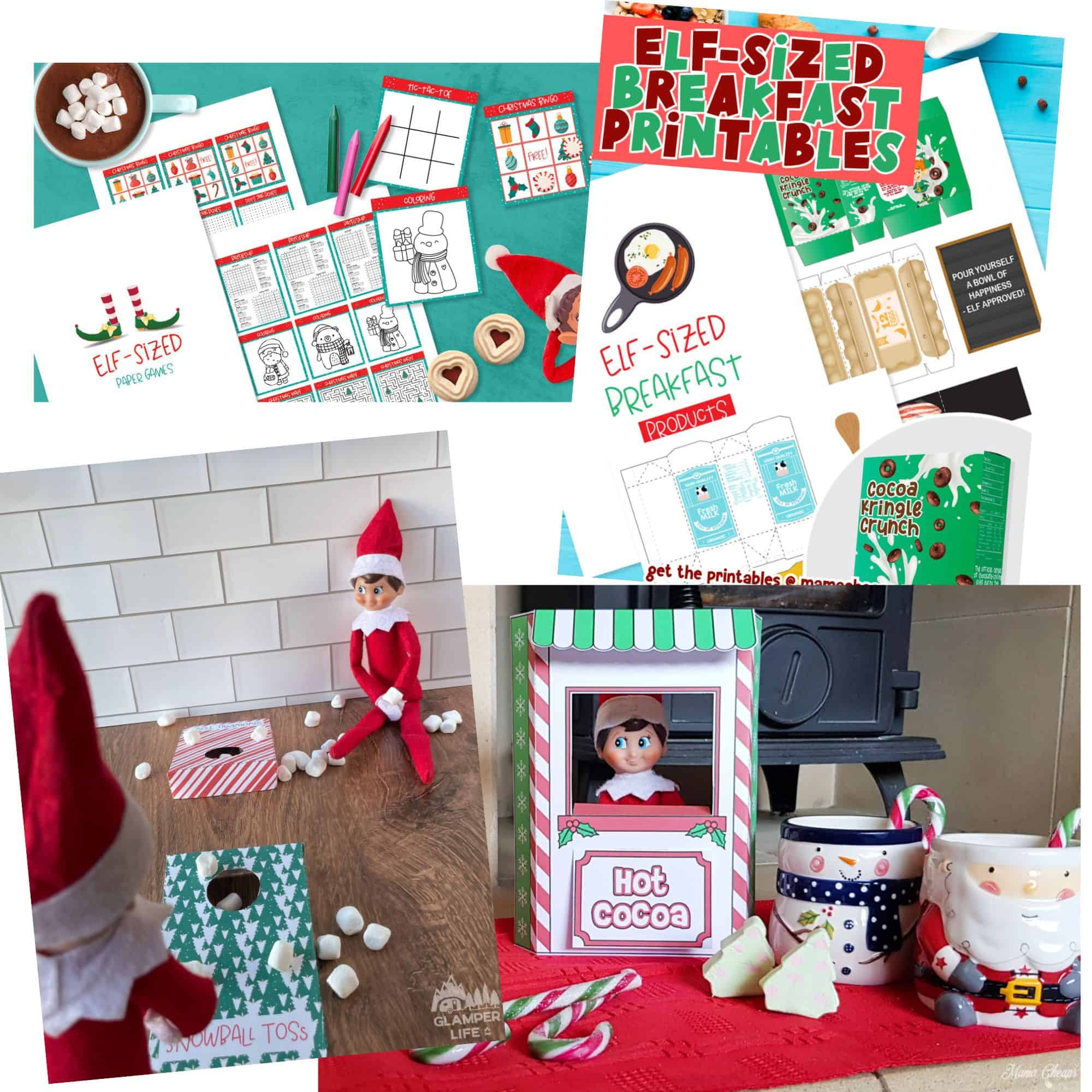 Free Elf on The Shelf Printable Props