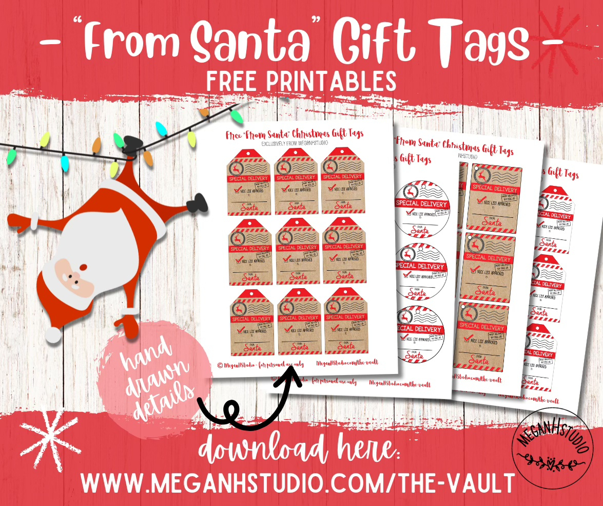 Free Printable Gift Tags From Santa