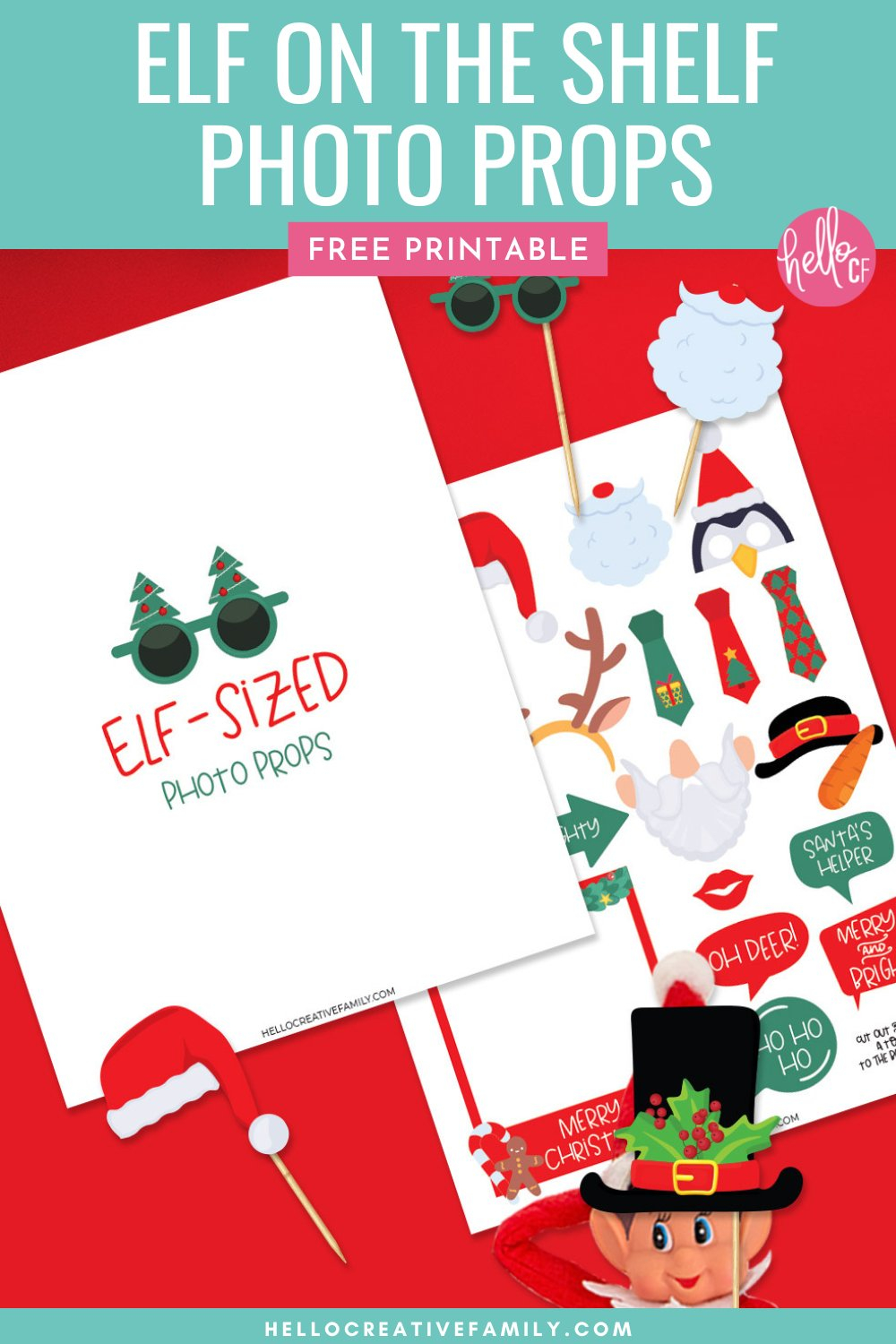 Free Printable Elf On The Shelf Props Printable