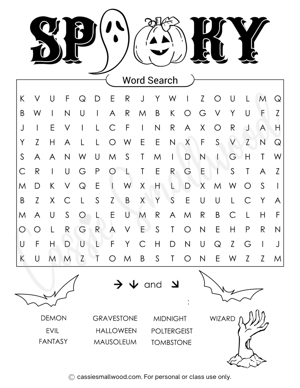 3rd Grade Word Search Free Printable