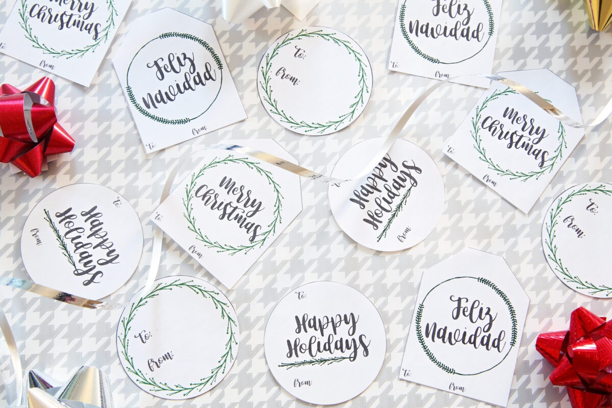 Free Printable Xmas Gift Labels