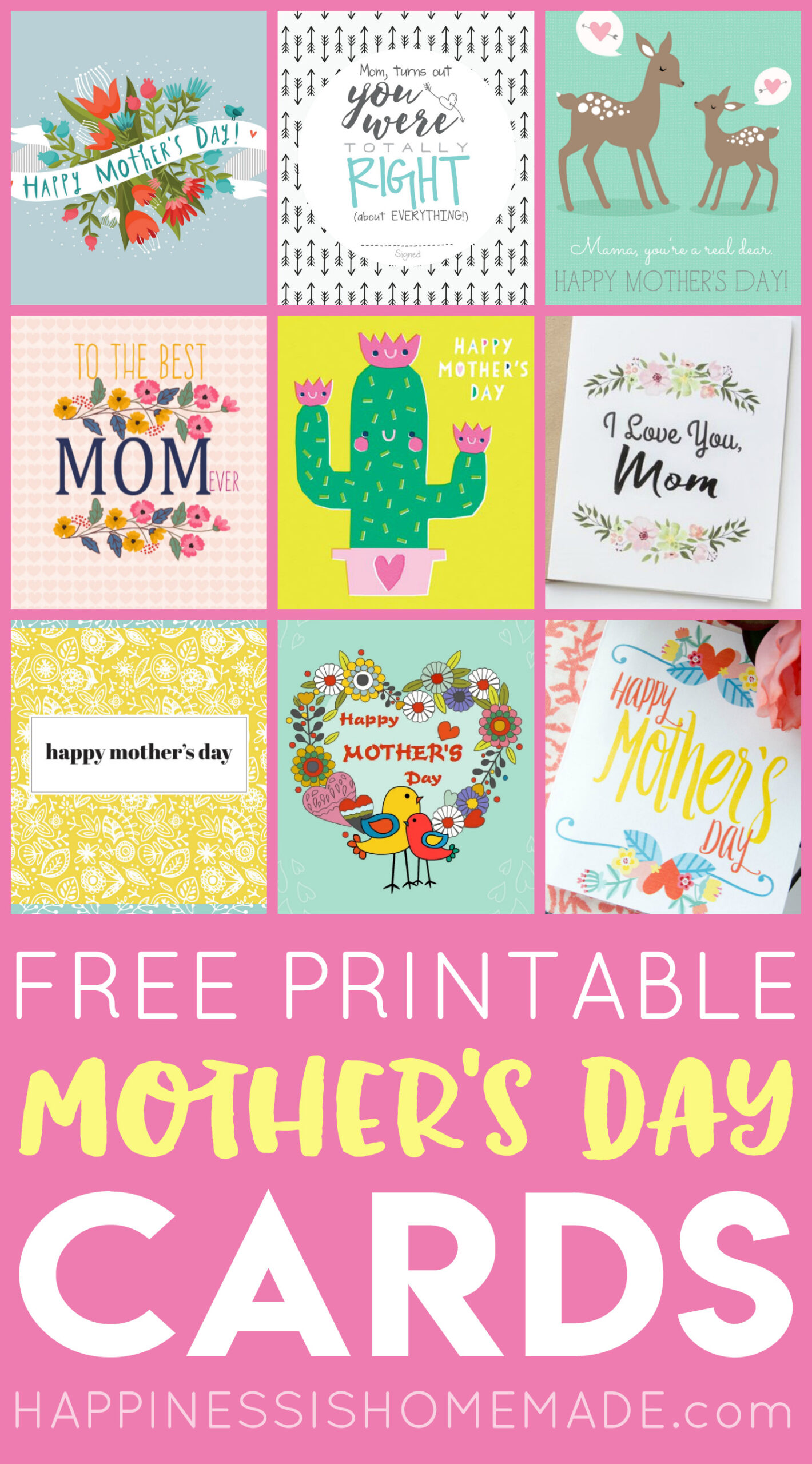 Mother's Day Free Printables