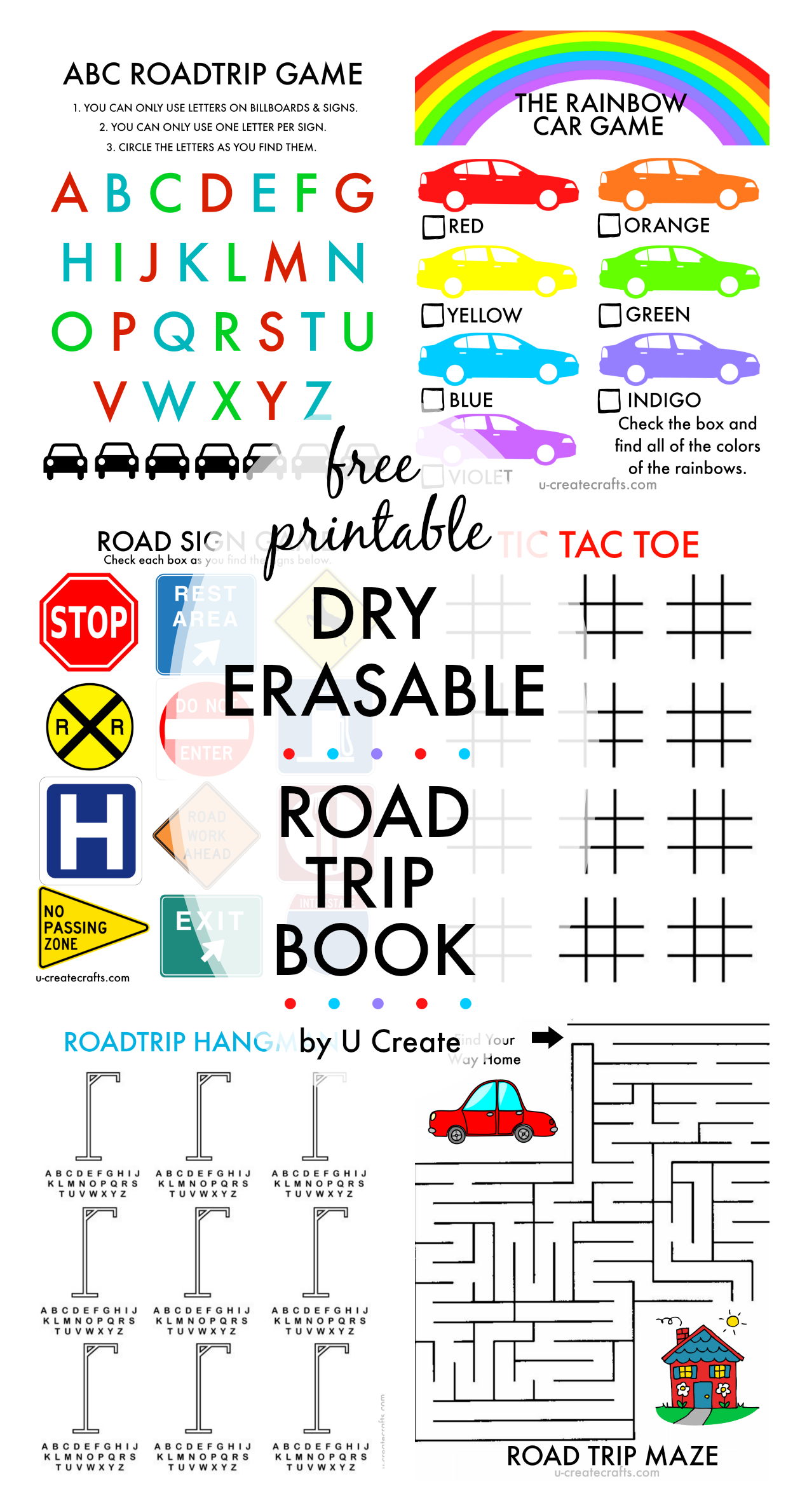 Road Trip Games Free Printable
