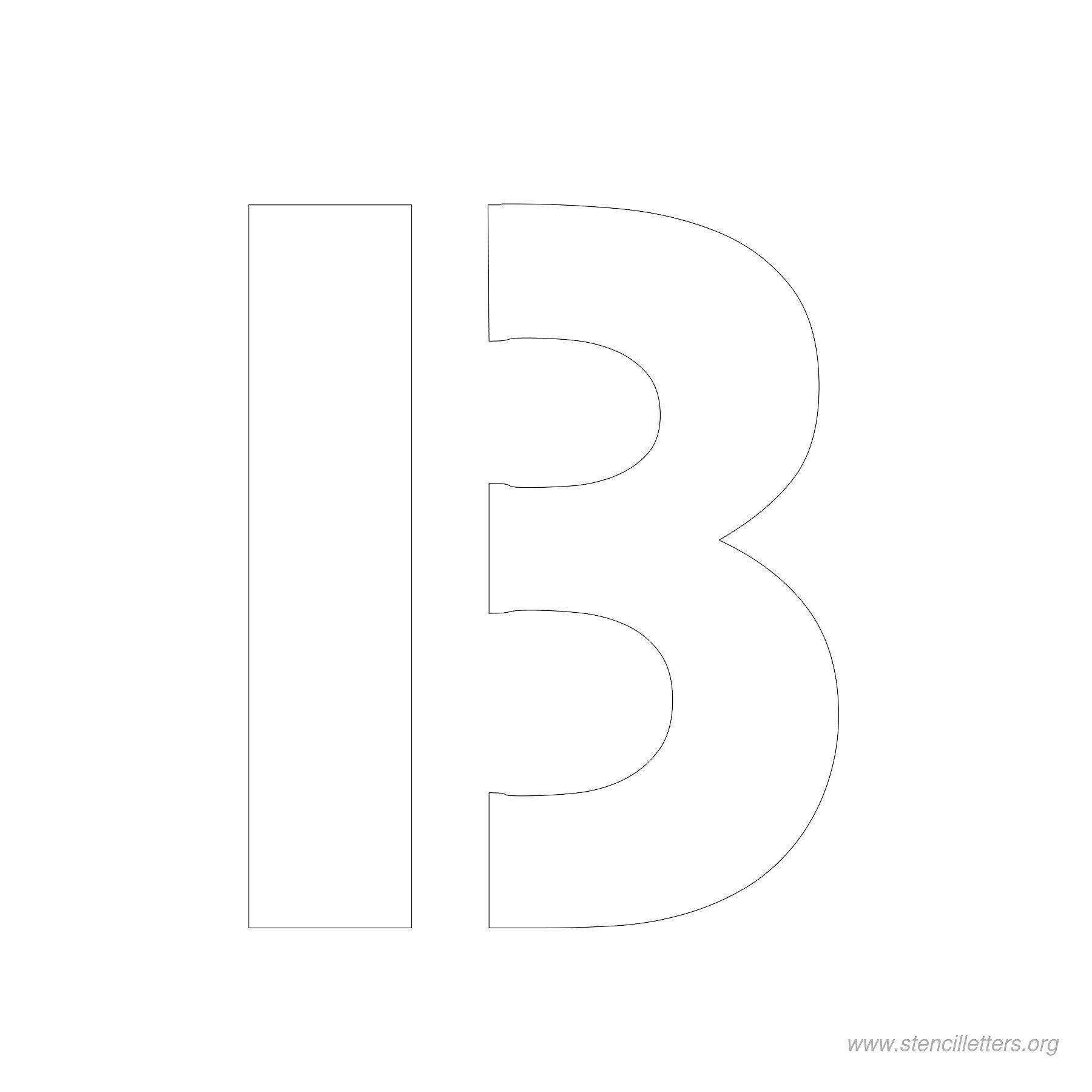Free Printable Stencil Letters Stencil Letters Org