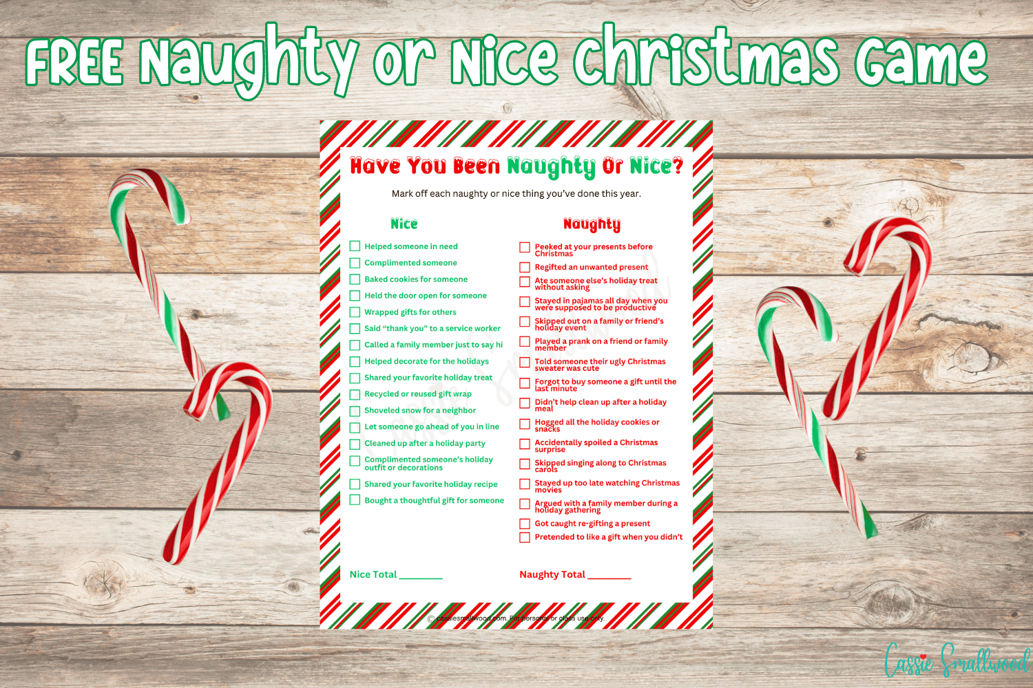 Free Printable Printable Christmas Game