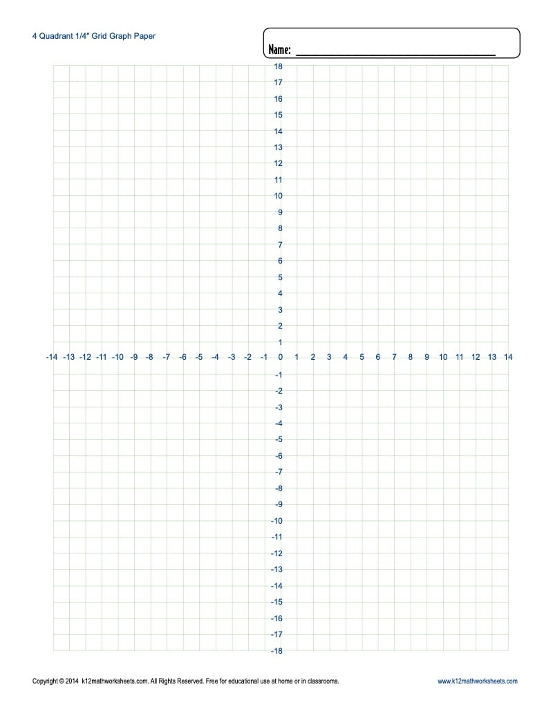 1 2 Inch Graph Paper Printable Free