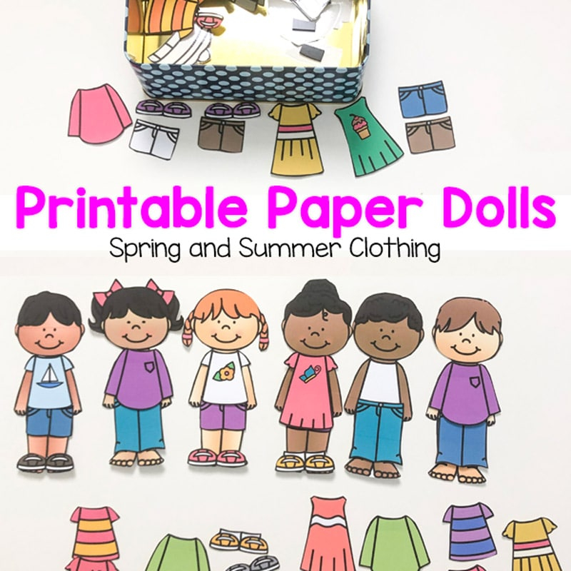 Paper Doll Template Free Printable