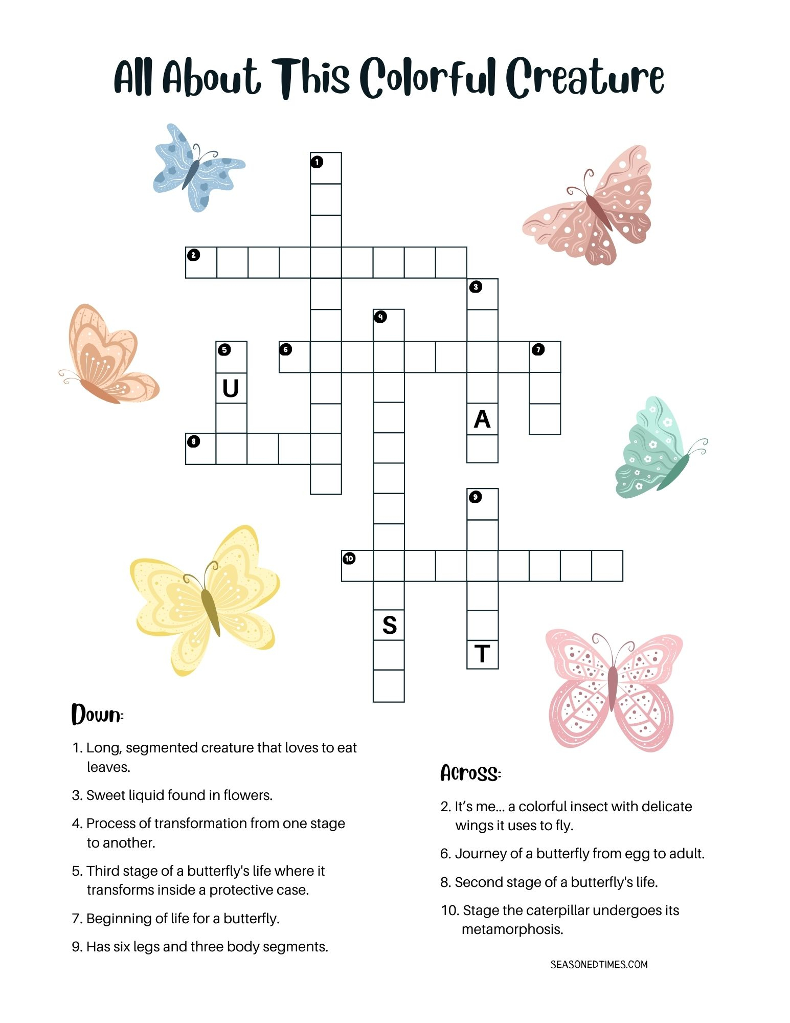 Free Printable Crosswords For Seniors