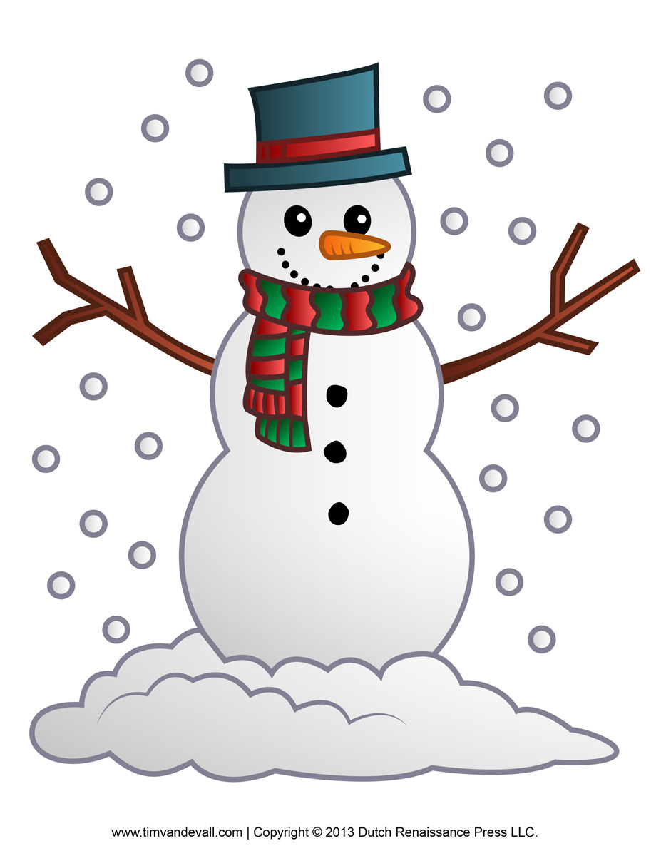 Free Printable Pictures of Snowmen