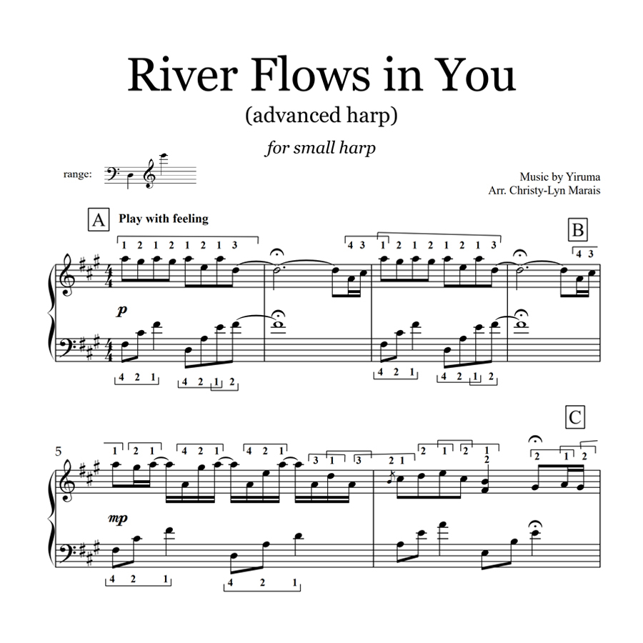 River Flows In You Course Learning The Harp